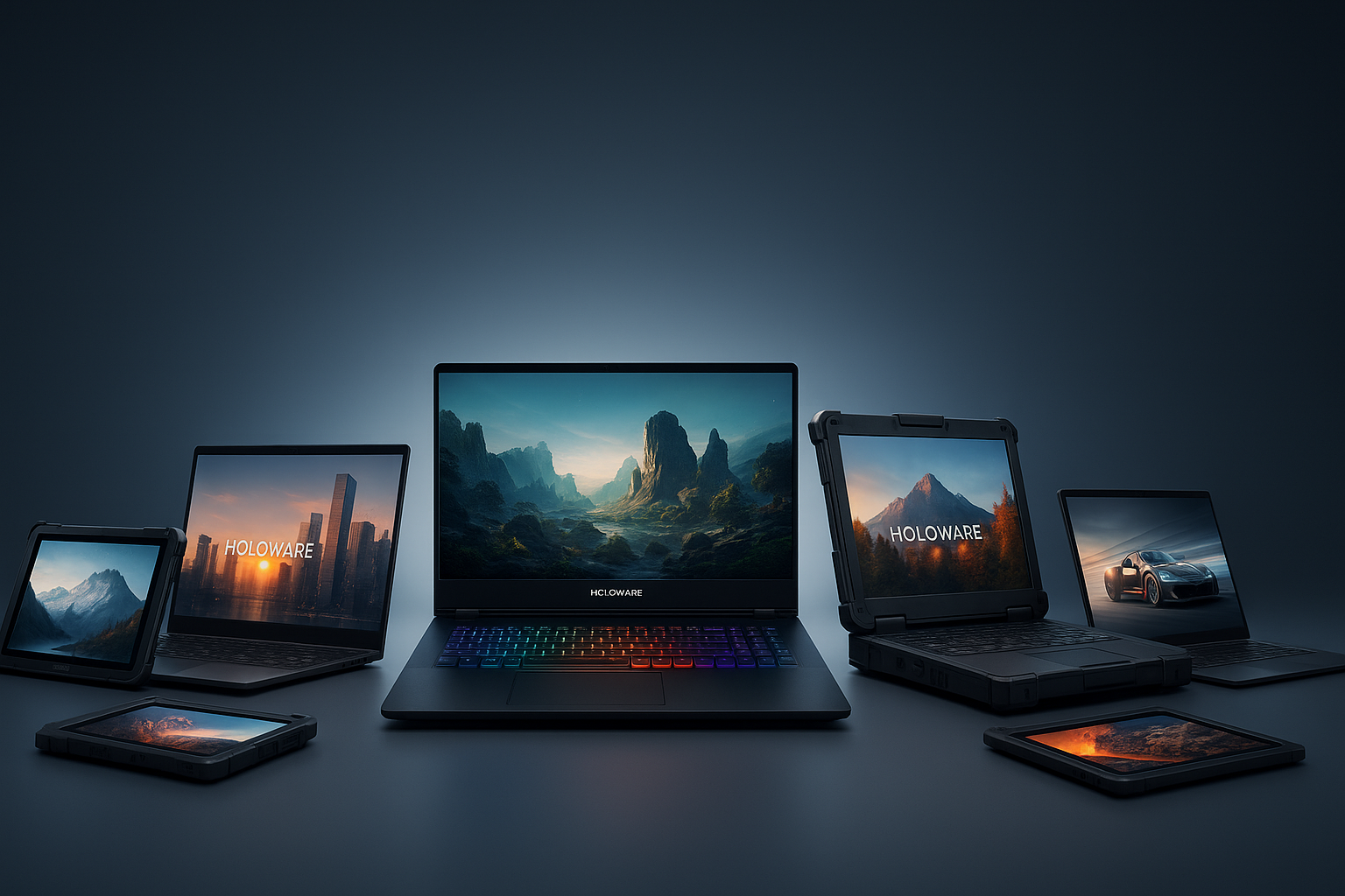Professional Holoware workstation devices showcase